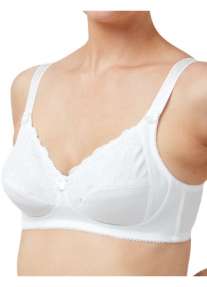 Marlon Embroidered Soft Cup Bra